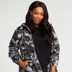 Grey Camo Rain Jacket